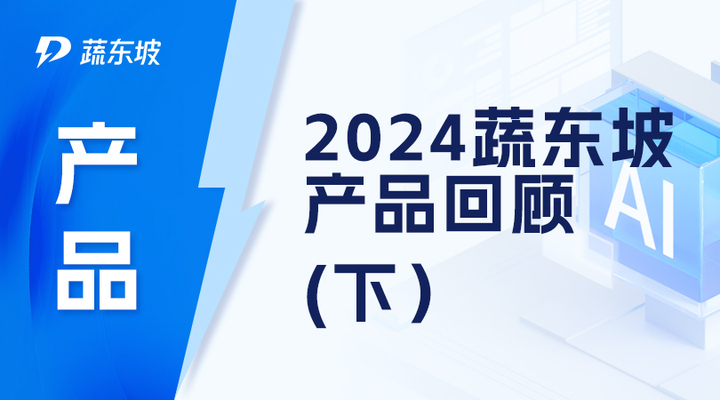 蔬东坡产品年度回顾｜穿越行业发展周期，伴客户同行增长（下）