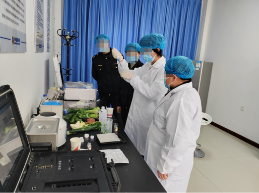 蔬东坡生鲜配送系统:支持通过农残检测设备检测溯源