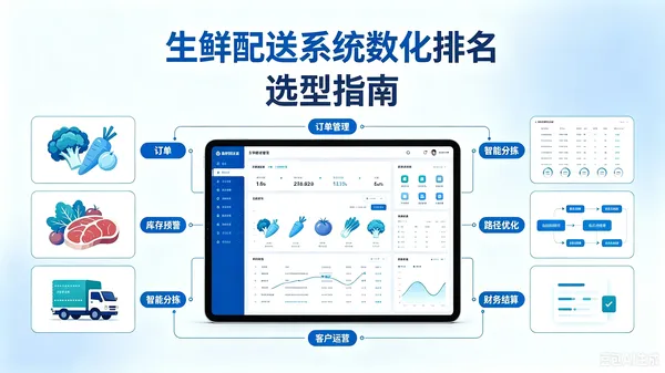 2026生鲜配送系统排名:主流软件对比与数字化选型指南